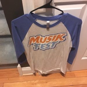 Musikfest Baseball T shirt
